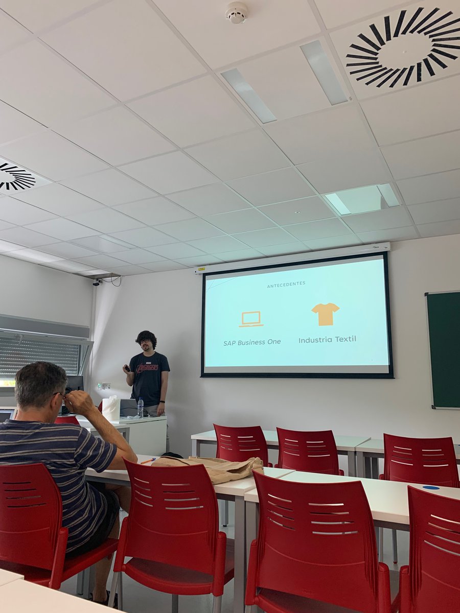 novotic's tweet photo. ¡Hoy es un día especial para el equipo Novotic! 🙌
Ángel Royo Edesa , ha tenido su presentación de TFG : "Aplicación web para adaptar @SAPBusinessOne a la industria textil"
¡Enhorabuena compañero!
#SAP #SapBusinessOne #Novotic @SDiDigitalGroup https://t.co/ENB49bKWIB