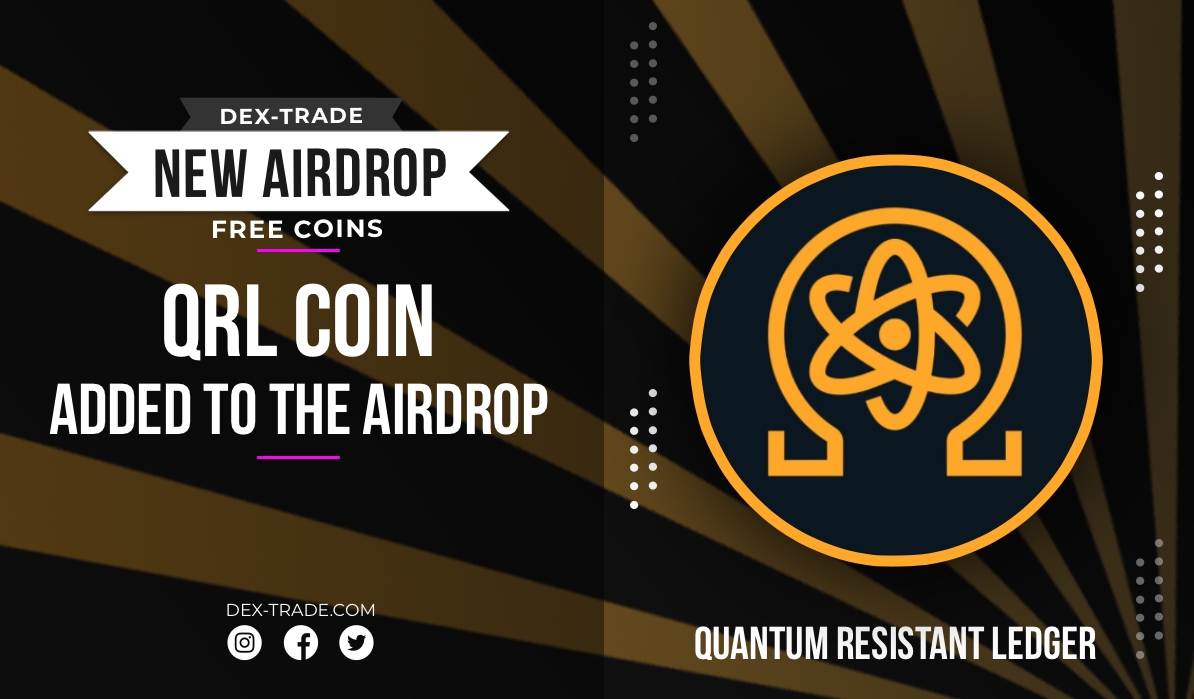QUANTUM RESISTANT LEDGER (QRL) AIRDROP
dex-trade.com/news/qrl-airdr…
Dear Dex-Traders!

We are glad to inform you about the Quantum Resistant Ledger airdrop

Press the button and get the free QRL coins

GET FREE QRL
dex-trade.com/free-coins#!

Your lovely Dex-Trade
