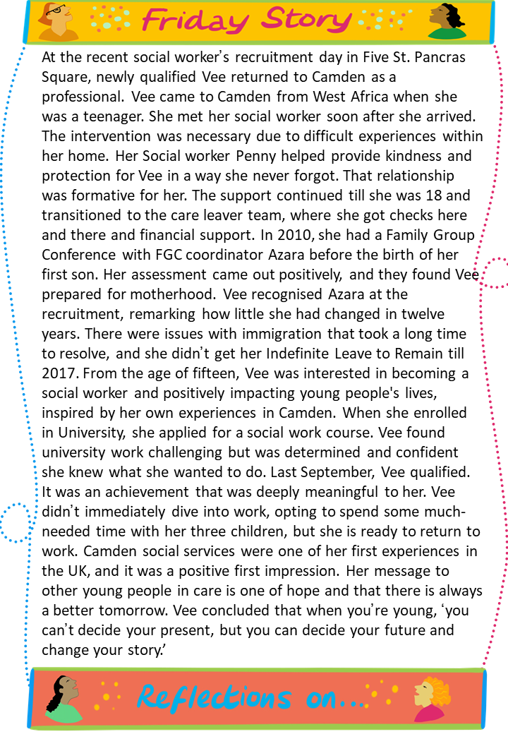 familygroupmeet's tweet photo. Friday Story is a once a week share of a human story from social work practice #CamdenFridayStory https://t.co/0v2oAsL4ky