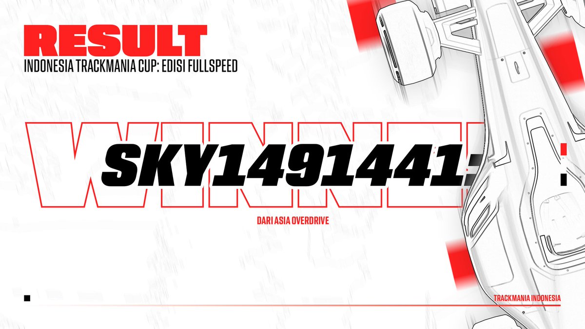 TrackmaniaIndo's tweet photo. 📢 and this weeks Fullspeed master is.. @Sky1491441_! 2 weeks in a row for the @AsiaOverdrive player 😳🏆🏆

Rest of top 5:
🥈 @Gamingboy2508
🥉 @Lvyathan
🍫 GamingGamest
👍 @geentaR https://t.co/k31bRd8X0Q