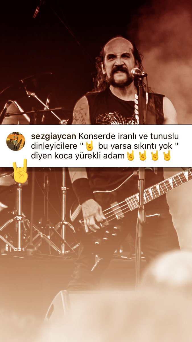 Bizim seyircimiz koskoca yürekli @SelimEralp @darkphase06 @metal_kampi