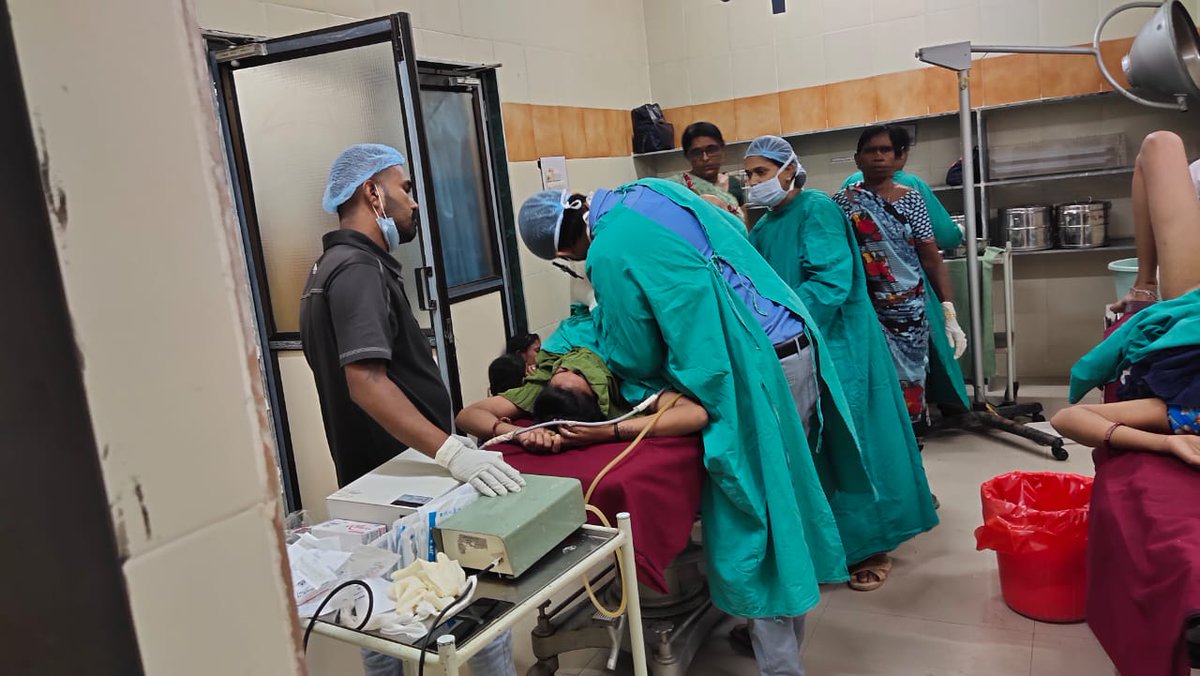 આજ રોજ સા.આ.કે.  માંગરોળ ખાતે લેપ.ટી.એલ ના 55 ઓપરેશન કરવામાં આવ્યાં...