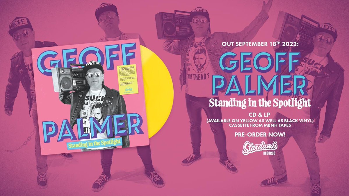 PRE-ORDERS ARE LIVE NOW!! linktr.ee/GeoffPalmer • STREAM THE FIRST SINGLE NOW!! song.link/mndn2mpsrhhgk • #GeoffPalmer #DeeDeeKing #DeeDeeRamone #Ramones #stardumbRecords