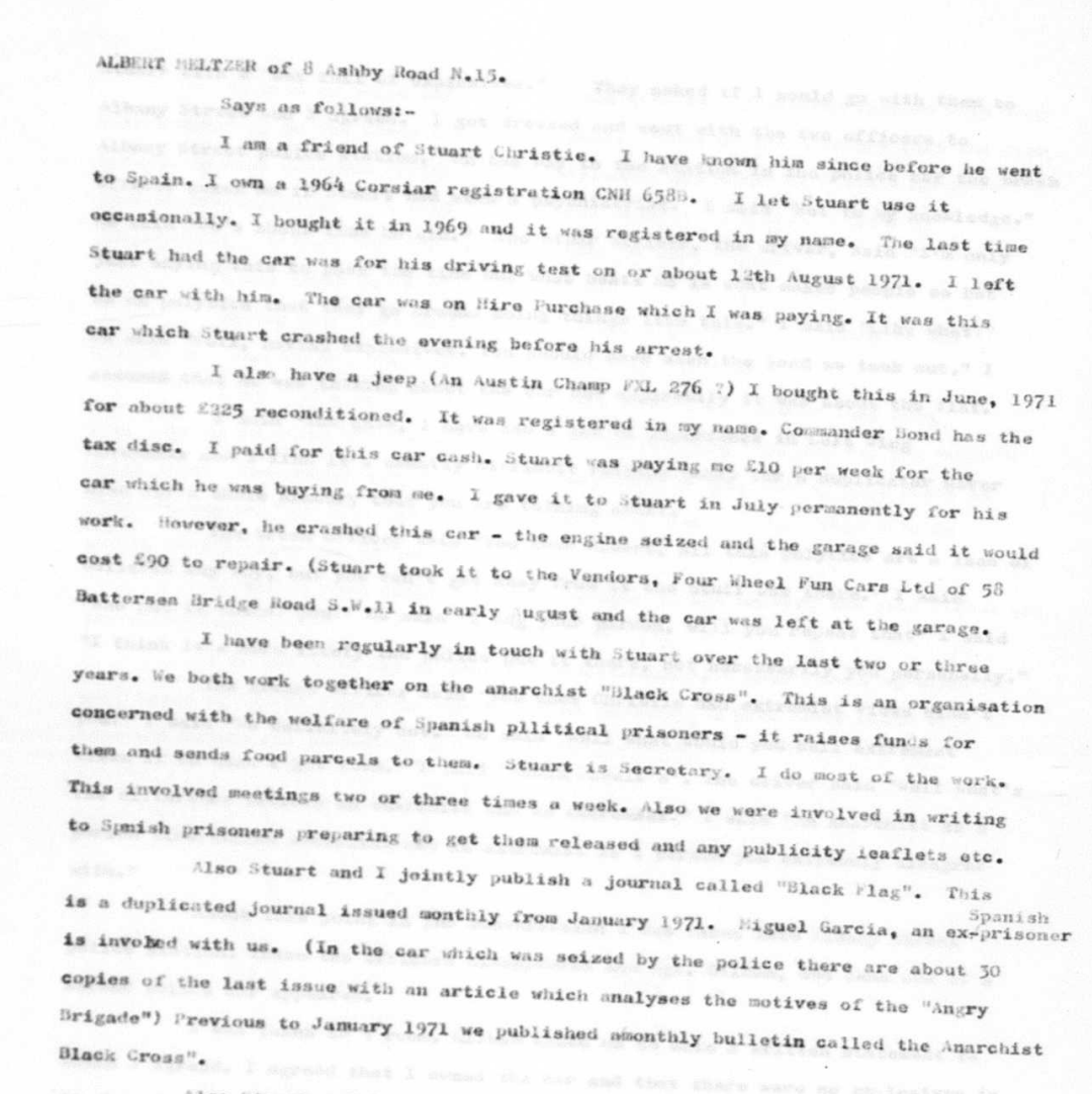 ArchiveStuart's tweet image. MATERIAL INCOMING💣

We will be uploading around 400 items to the online catalogue this month, which includes transcripts of witness and defendant statements during the Angry Brigade trial.

In the meantime, you can browse the online archive here: stuartchristie.maydayrooms.org/collections/br…