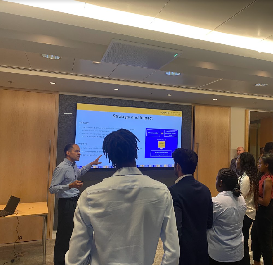 Celia Fraser (@celia_fraser) on Twitter photo Delighted to have <a href="/CowrieSF/">Cowrie Scholarship Foundation</a> join our summer social yesterday! 50+ associates & <a href="/10000BI/">10,000 Black Interns</a> interns joined to hear about the life-changing charity.
With 22 universities committed, Cowrie continues to look for corporate partners - please get in touch hear ways to join this movement. Delighted to have <a href="/CowrieSF/">Cowrie Scholarship Foundation</a> join our summer social yesterday! 50+ associates & <a href="/10000BI/">10,000 Black Interns</a> interns joined to hear about the life-changing charity.
With 22 universities committed, Cowrie continues to look for corporate partners - please get in touch hear ways to join this movement.