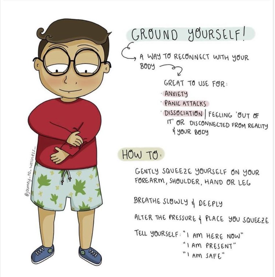 thelindam's tweet photo. Add pushing your feet into the ground and feeling your breathing go through your body.
#complexptsd #complextraumarecovery #relationshipgoals #cptsd #cptsdrecovery #Complextraumasurvivor #traumarecovery #depression #anxiety #gaslighting #narcissism #neuroscience #onenextstep https://t.co/rqkjac11hT