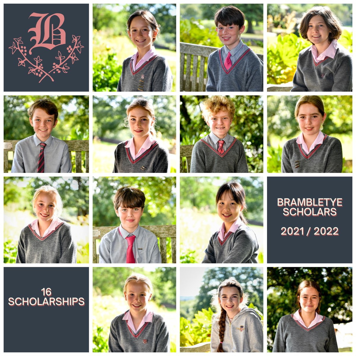 Congratulations to all our Brambletye 2021 / 2022 Scholars. A grand total of 16 scholarships across Academic, Art, DT, Drama, Music and Sport won to 11 Senior Schools. #brambletye #scholarshipsuccess