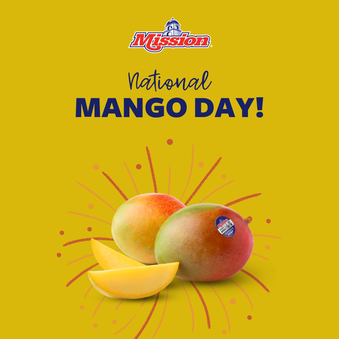 Mission_Produce's tweet photo. Hip, hip, hooray! It's National Mango Day! 🥭 Who else is joining in on the celebration? ​

#MissionProduce #MissionMango #NationalMangoDay https://t.co/l3NYYBmm3Q
