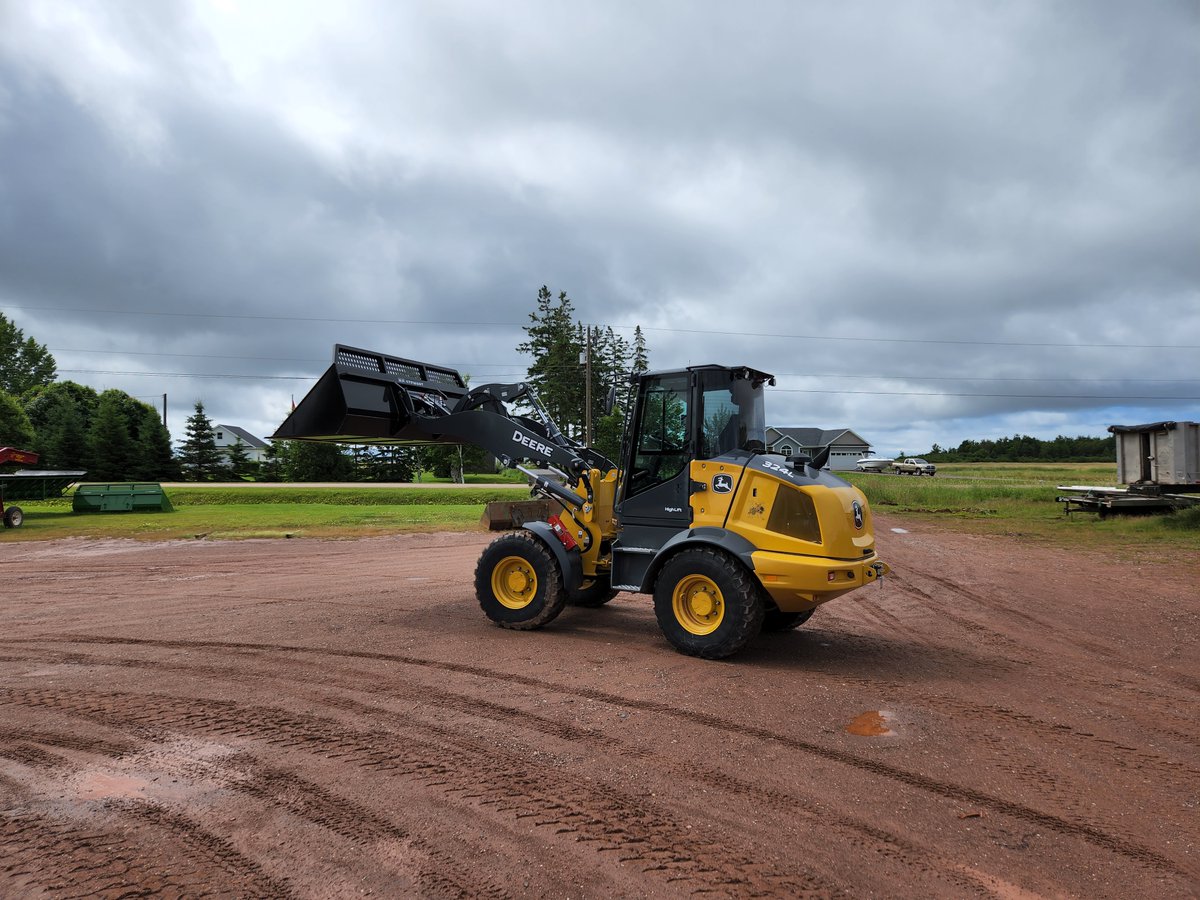New potato bucket on a new wheel loader! 🤩