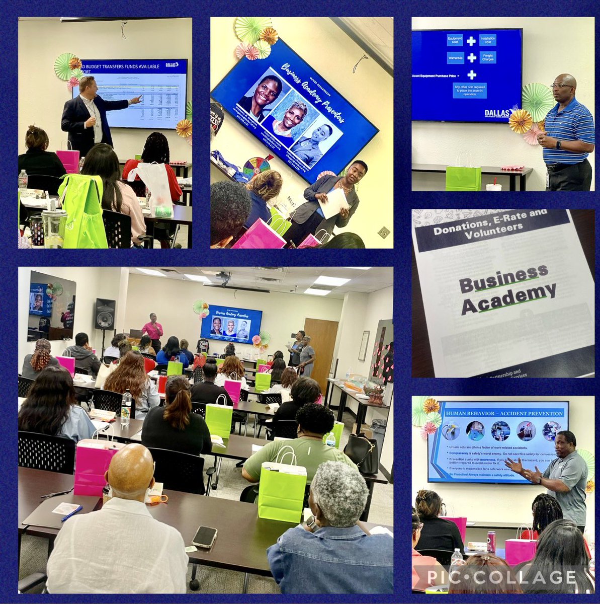 cbayerdallasisd's tweet photo. I have to brag on our Operations Team in @DISDFacilities Two days of amazing, focused training for our Business Team. Departments from across @dallasschools visited to share updates and best practices. Focused, Fast, Friendly, & Flexible! https://t.co/8F4fT1tYkp