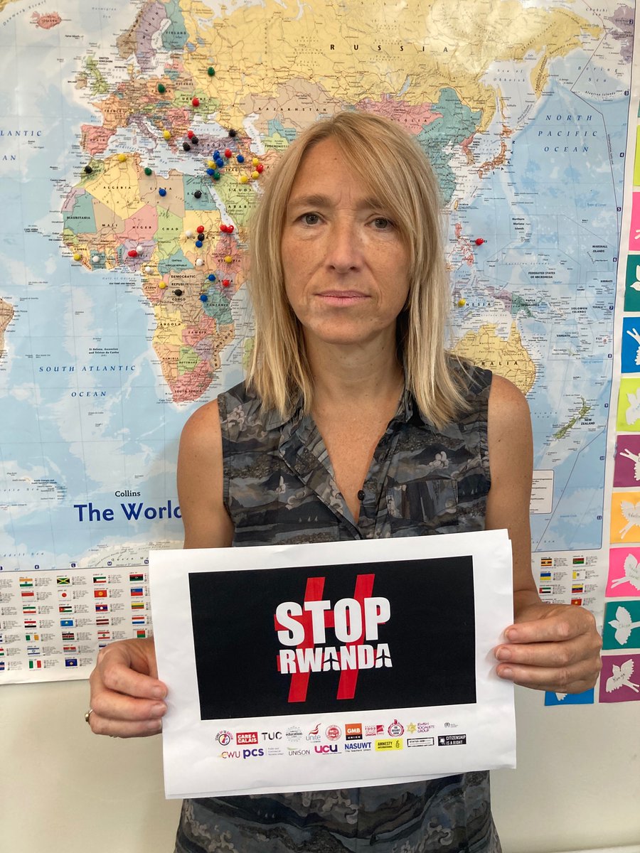 We stand against the government’s Rwanda plan. Sending asylum-seeking people to Rwanda would breach the UK’s legal obligations under the Refugee Convention. We all need to make our voices loud and clear ahead of the High Court legal challenge on Sept 5. #StopRwanda @Care4Calais