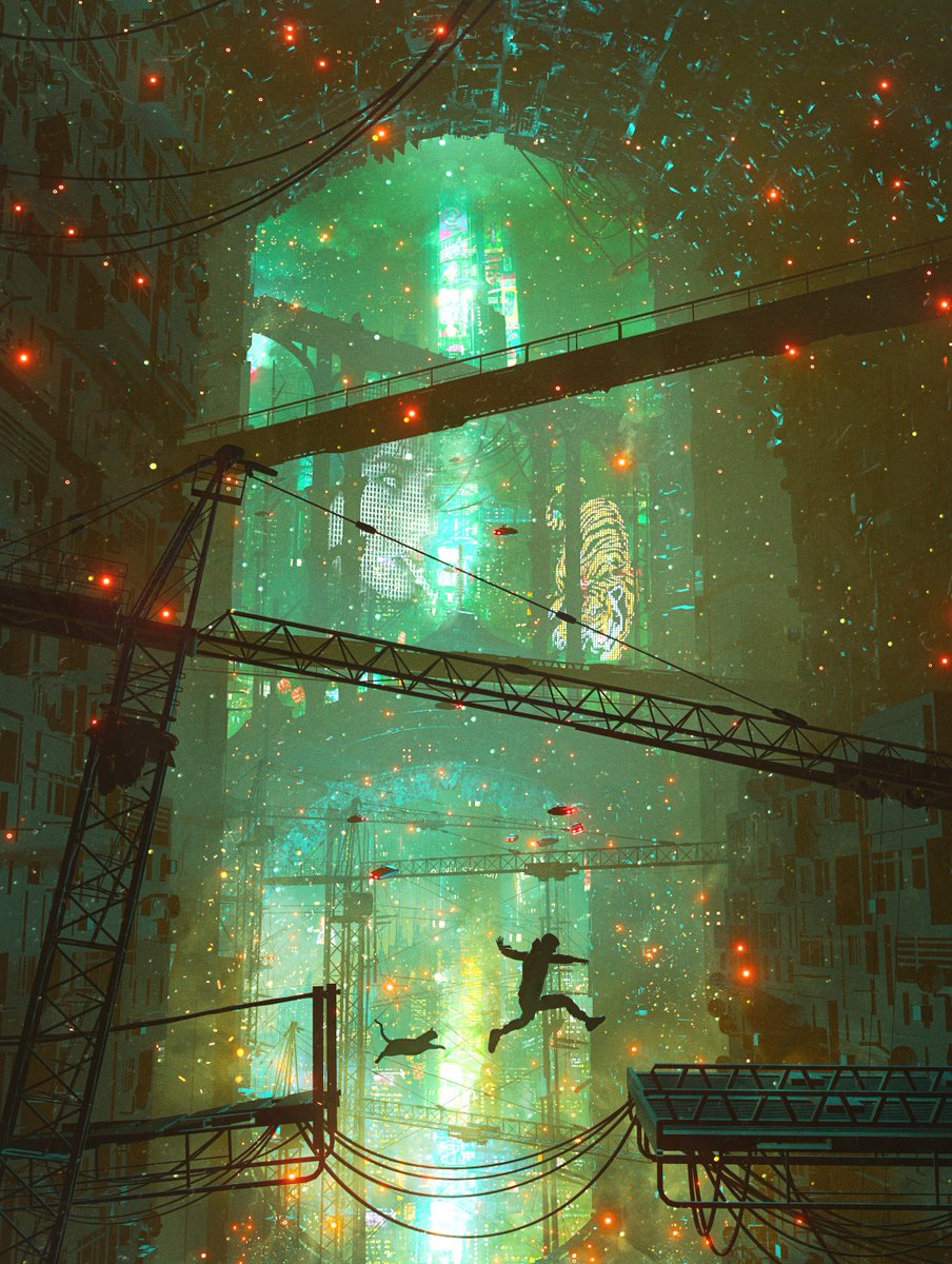 dangiuz's tweet image. Four Shades of Cyberpunk