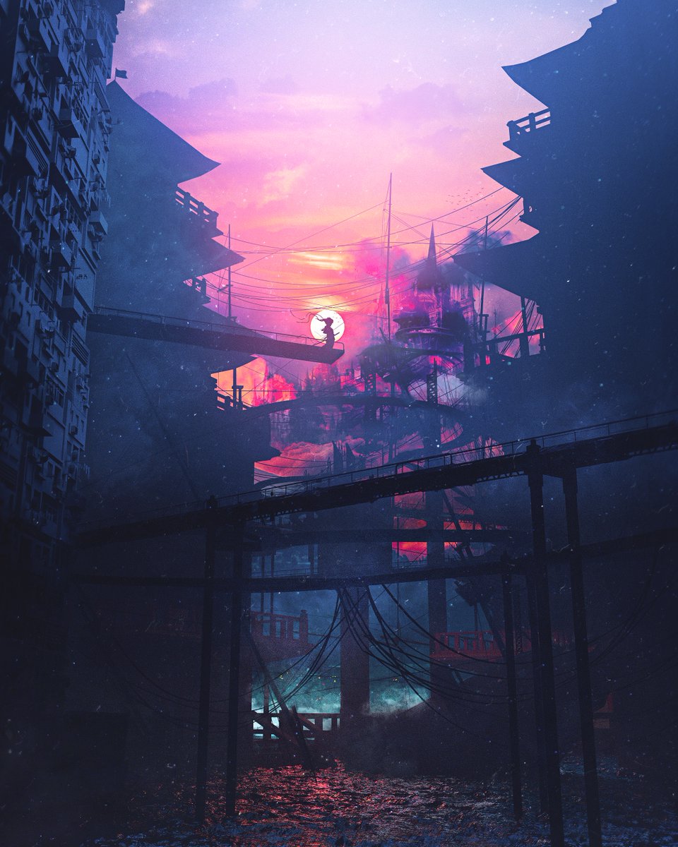 dangiuz's tweet image. Four Shades of Cyberpunk