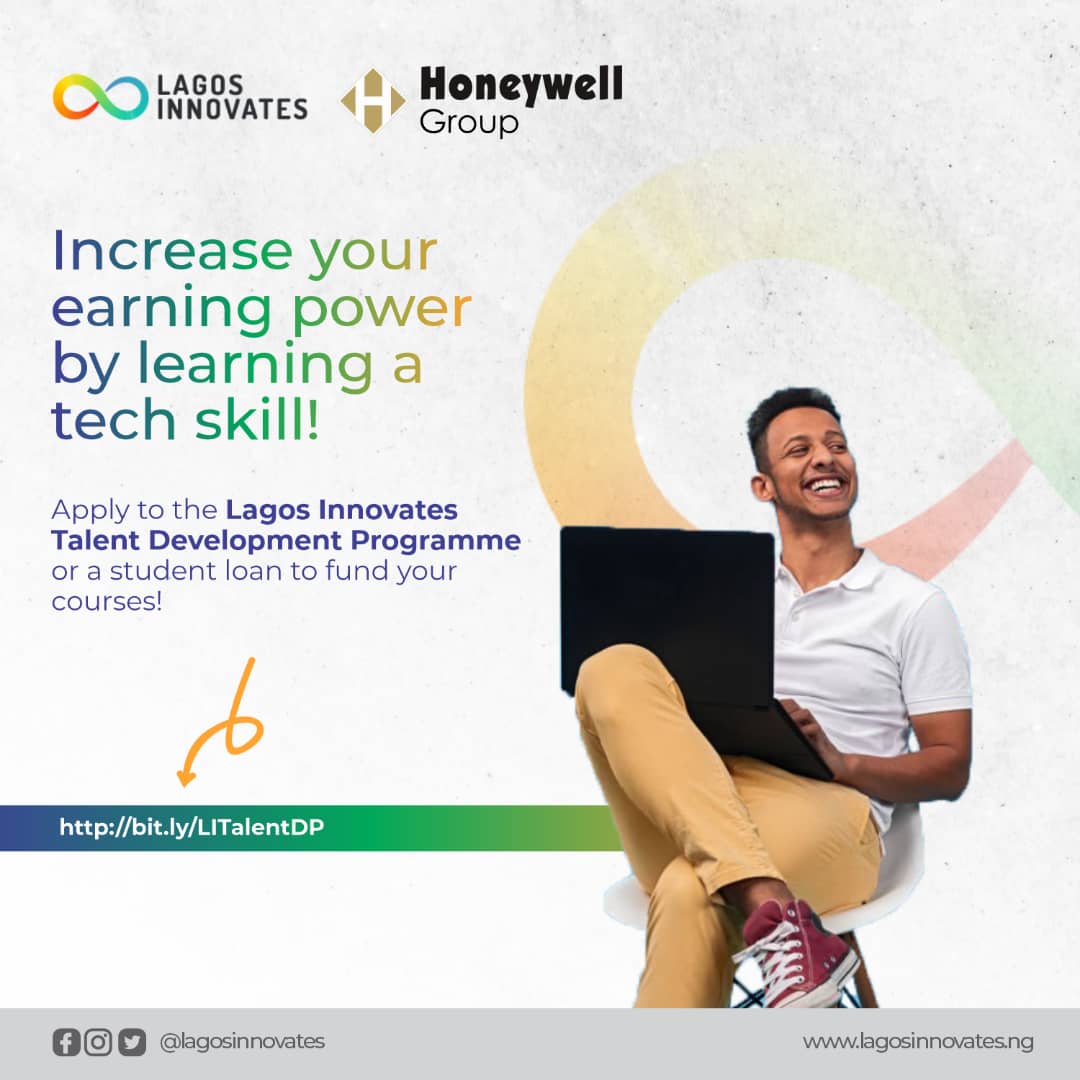 LSETF's tweet photo. Do you want to increase your earning power this year? Learn an in-demand tech skill!
Visit https://t.co/NIYNGNHcTa to apply to the Lagos Innovates Talent Development Programme!
#LSETF2022 #Tech #Training #Lagosinnovates #DesignU #LSETFxHGL https://t.co/kifGz4YWDL