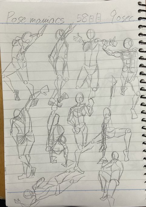 pose maniacs 58日目
#100日チャレンジ 