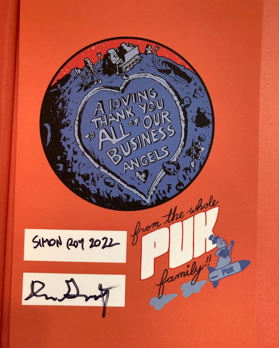 strangeadventrz's tweet photo. “An unholy mix of Verhoeven and Asimov”! The hardcover edition of Simon Roy and Damon Gentry’s GRIP OF THE KOMBINAT is in stock now for $20, featuring bookplates signed by the creators! #gripofthekombinat #simonroy #damongentry #readmorecomics https://t.co/EAIavN7HrZ