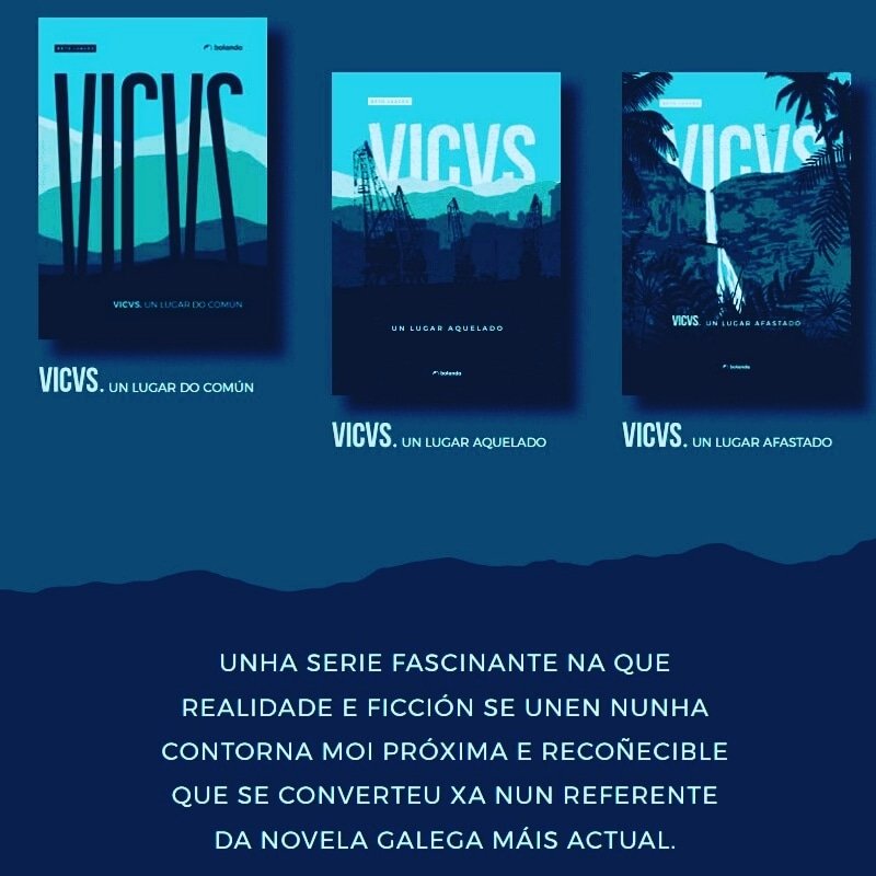 beto_luaces's tweet photo. Estás abafad@ de tanta calor? Podes refrescarte na lectura de #vicvs (alí chove e vai frío!😉).
#bolanda #novelanegra #vigo #serradosuido https://t.co/Fyn3nCIPro