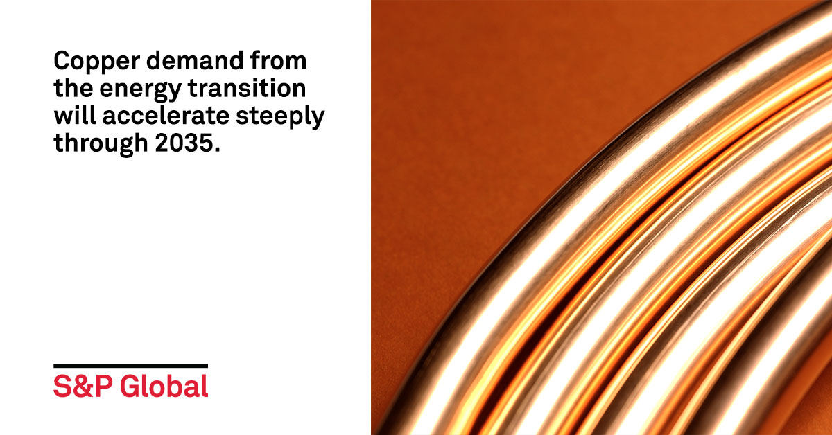 SPGlobal's tweet photo. This energy transition demand growth will be particularly pronounced in the United States, China, and Europe. India will also exhibit strong copper demand growth, albeit more so from traditional copper applications.
Get the #EssentialIntelligence: https://t.co/M4O6mI7aXR https://t.co/iChEcHDCke