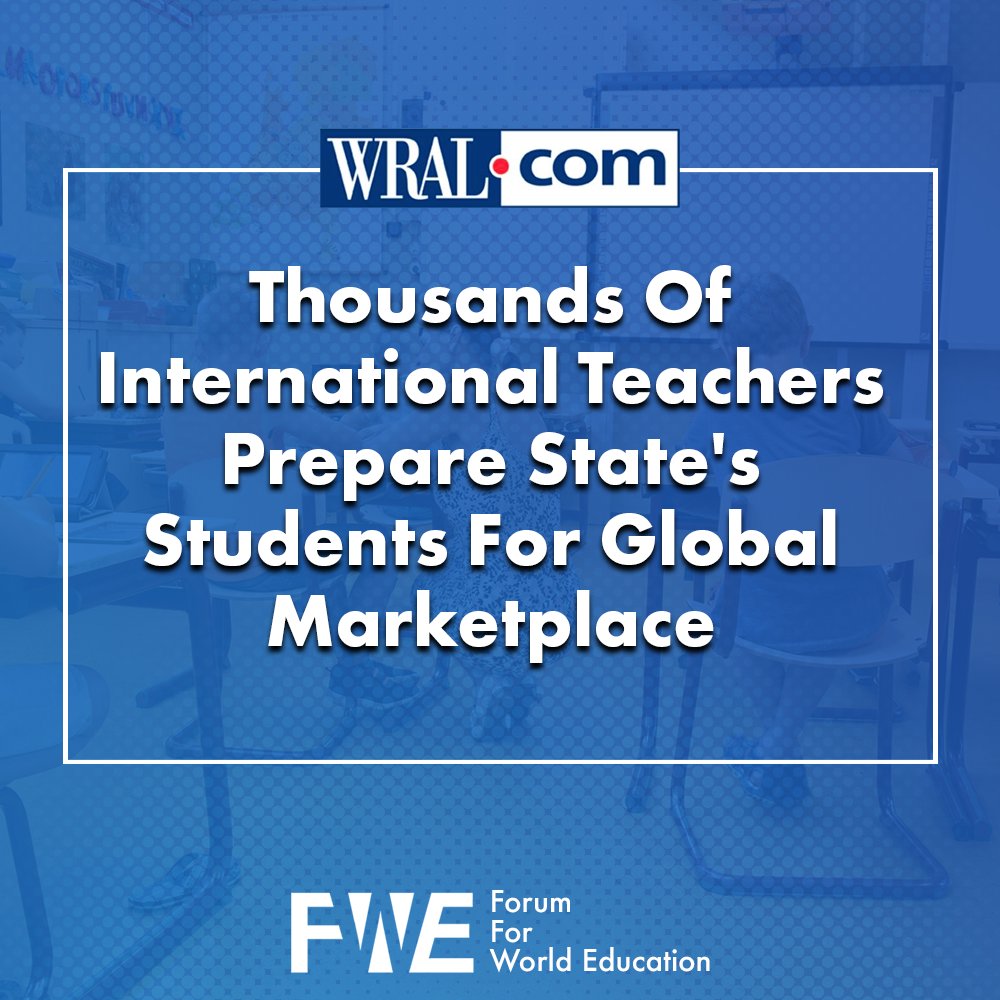 North Carolina leads the U.S in employing teachers from abroad in K-12 schools, a data analysis by WRAL News shows. bit.ly/3nRoOLV