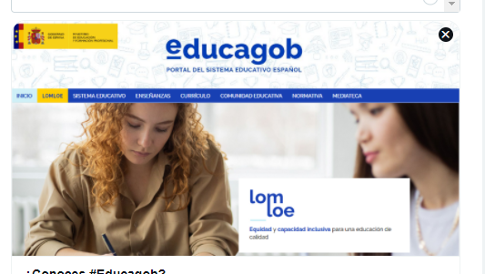 educaSGCTIE's tweet photo. ¿Conoces #Educagob? Es el nuevo portal del sistema educativo español de @educaciongob
En él encontrarás toda la información relativa a nuestro sistema educativo y la normativa que lo regula.
https://t.co/gxXe4s3vhD https://t.co/OYCGhaq4BI