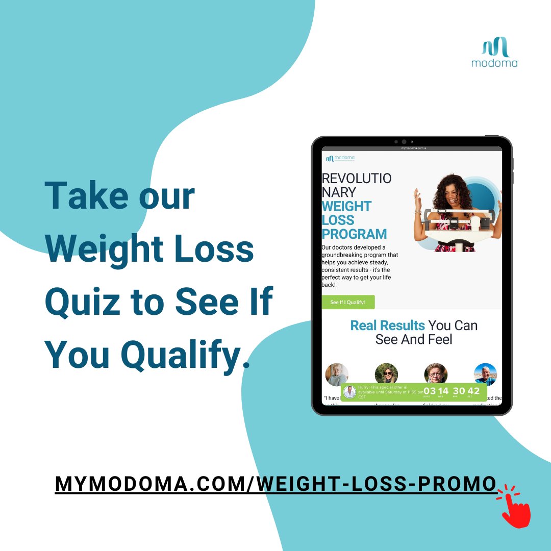 ModomaWellness's tweet photo. The key to losing weight is not exercise. Rather, it's about eating the right foods in the right quantities. Here are some ways to lose weight without exercising.

Take our Weight Loss Quiz to See If You Qualify. https://t.co/OGjSDXcnoR https://t.co/zFGCM6l7eT