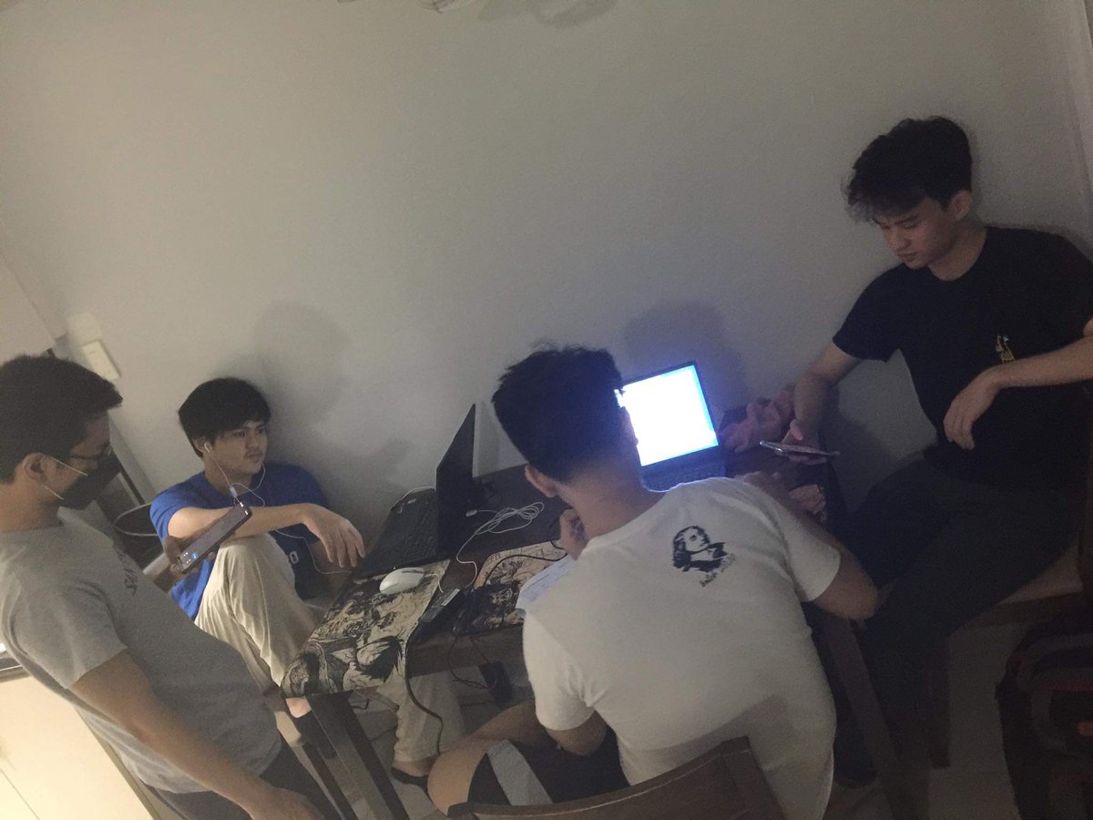 oblationesports's tweet photo. Our League team united and getting their final practice in with accommodations sponsored by the org! ๐
Catch us at the @acadarena League of Legends #AllG finals at #CQ2022!
#UPDwin #OBEwin #UPrising https://t.co/ZEpnUFfheg