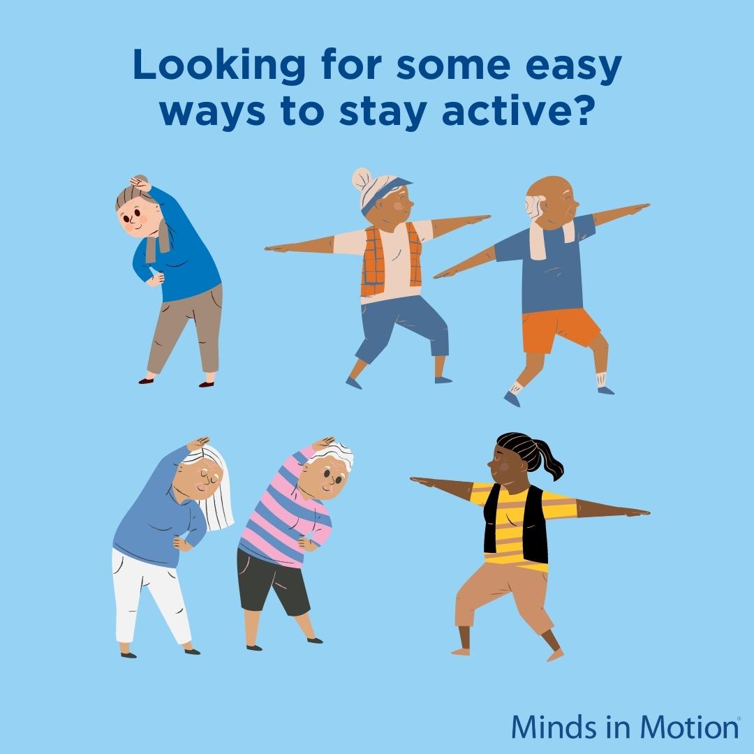 Minds in Motion offers a safe environment for people living with dementia and their care partners where participants can benefit from sharpened cognitive function and improved brain health.

Learn more about Minds in Motion here: bit.ly/Program_MindsI…