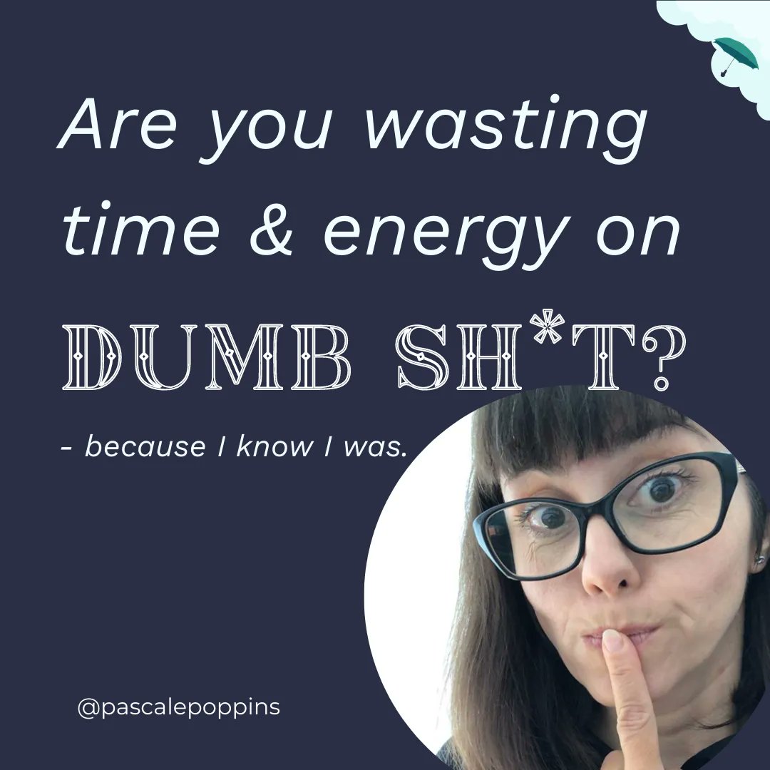 pascalepoppins's tweet image. Are you wasting energy on dumbsh*t ? and yes, working online and for yourself... there are some slippery slopes to avoid...
pascalepoppins.com/have-you-done-…