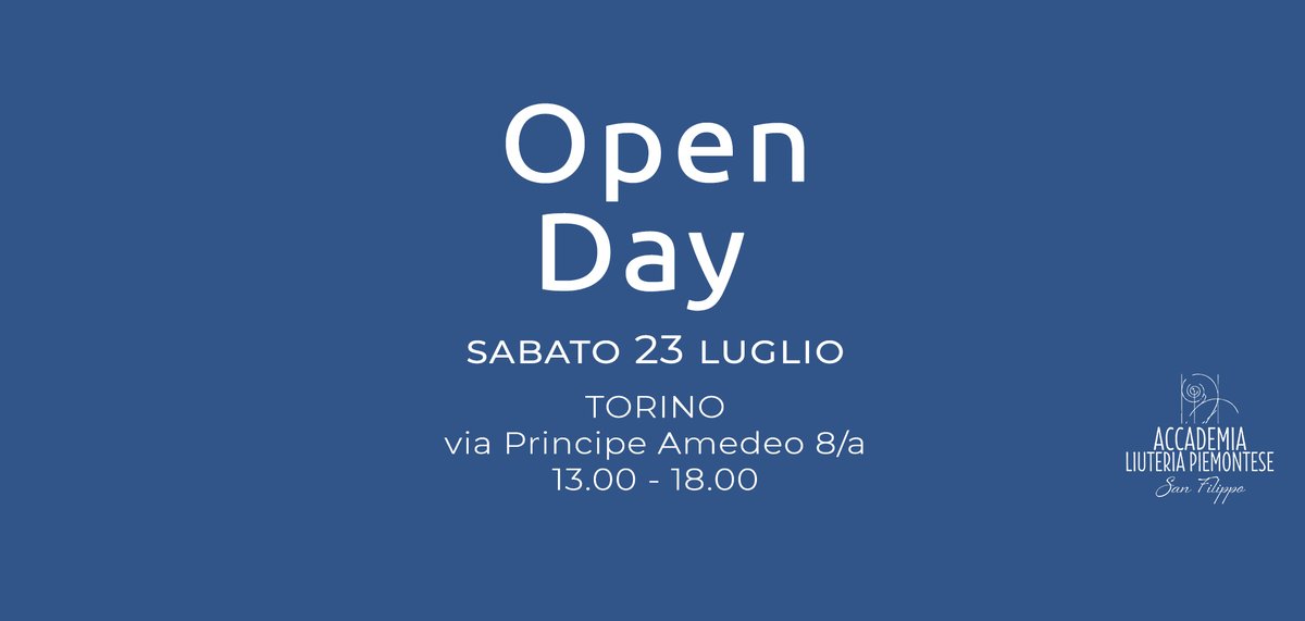 🎉𝗦𝗮𝗯𝗮𝘁𝗼 𝟮𝟯 𝗹𝘂𝗴𝗹𝗶𝗼 𝘃𝗶𝗲𝗻𝗶 𝗮 𝘁𝗿𝗼𝘃𝗮𝗿𝗰𝗶!🎉
Durante l'Open Day avrai l'occasione di visitare gli spazi, conoscere gli insegnanti e chiederci tutte le informazioni di cui hai bisogno. Dalle ore 13 alle 18, a Torino, via Principe Amedeo 8/a... non mancare!!