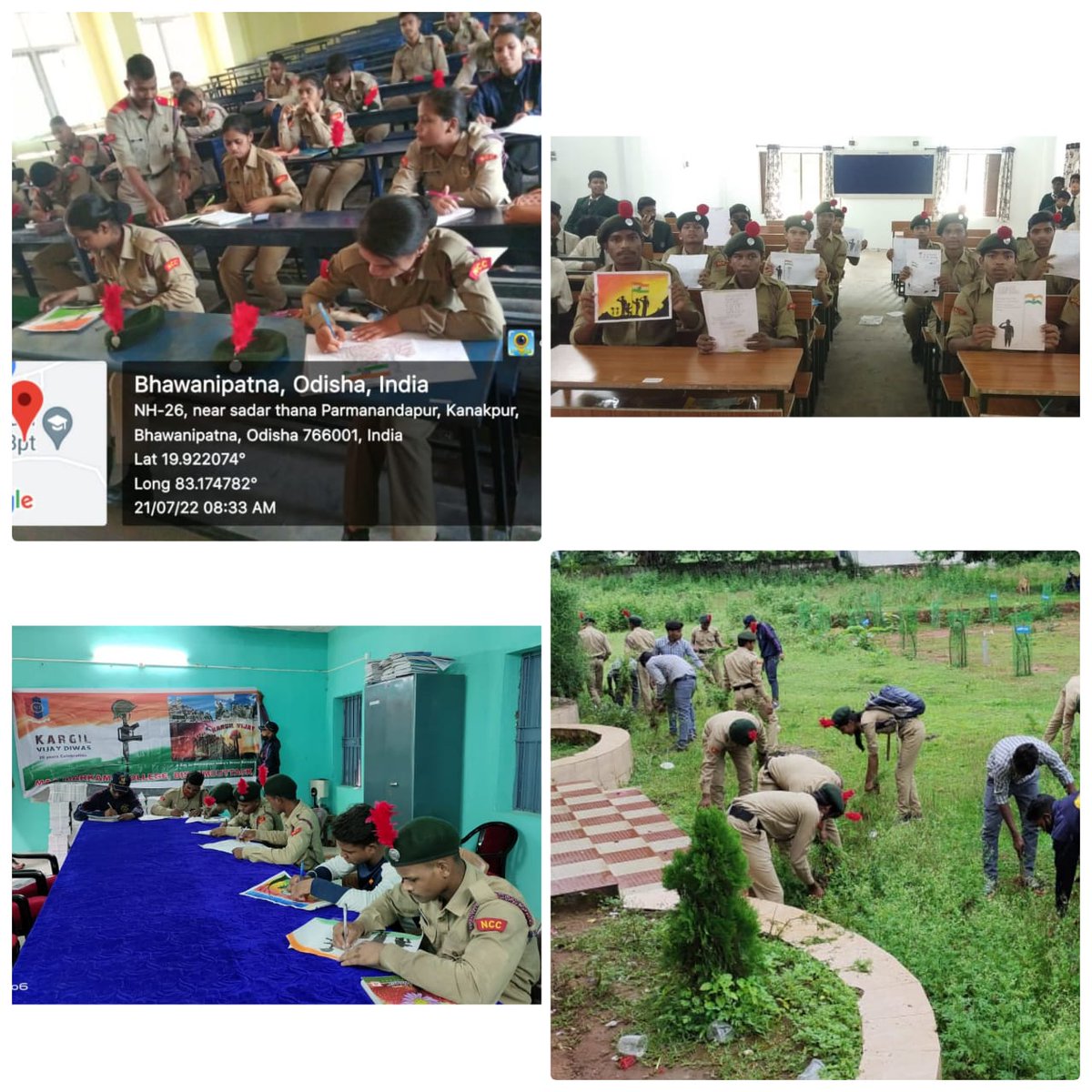 13_ncc's tweet photo. 13(o)BnNCC.Kargil Diwas sharurya utsab celebrations institutes participated with exuberance in various activities painting,taking pledge,essays,articles,awareness campaign.superb show Nabarangpur. https://t.co/0oHgYkEU4m