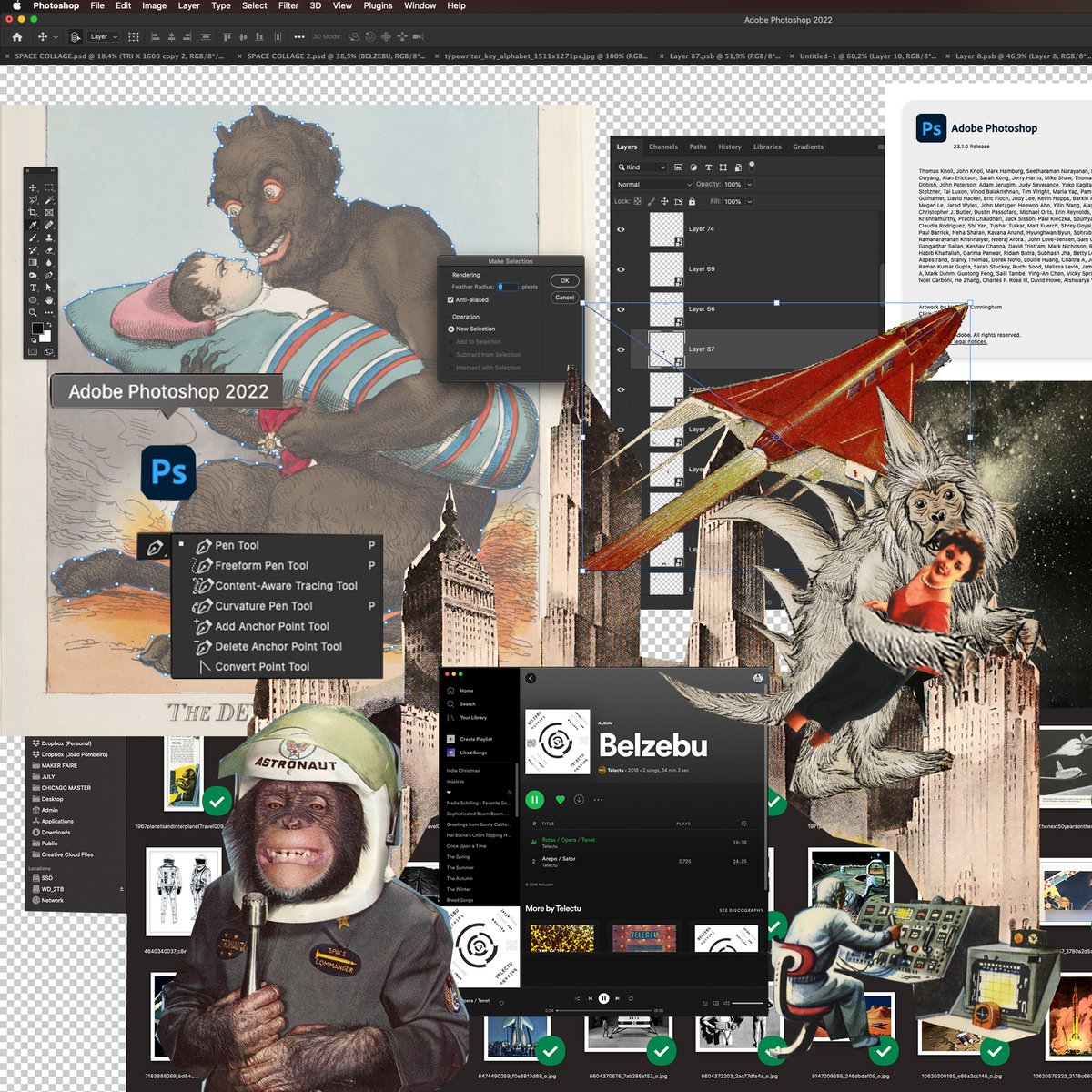 joaopombeiro's tweet photo. Ensaio visual acerca do meu processo de criação de colagens, publicado no catálogo do "Ciclo de Música Exploratória Portuguesa"editado pelo @fadeinfestival
Telectu x João Pombeiro
Colagem Digital
2022
#digitalcollage #telectu #joaopombeiro #photoshop #creativecommons #fadein https://t.co/bDg7gveE59