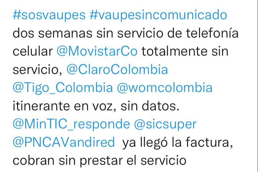 martinbeto211's tweet photo. #sosvaupes #vaupesincomunicado https://t.co/bFk3JA8N9v
