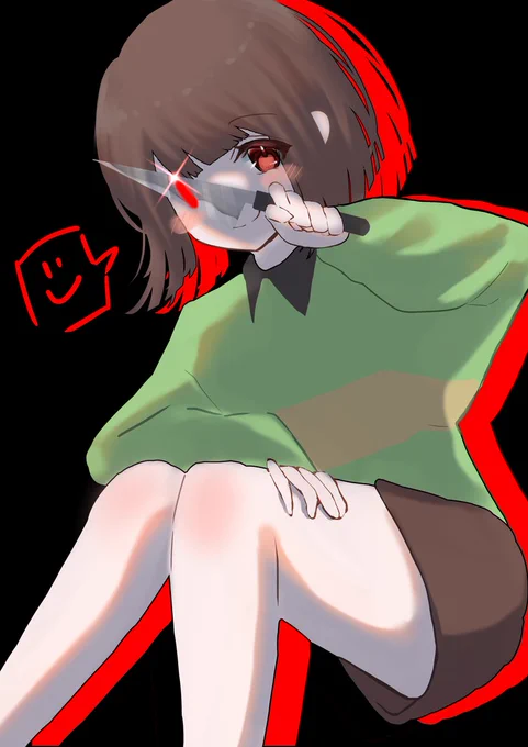 久々にchara落書き。#undertale  #Chara 