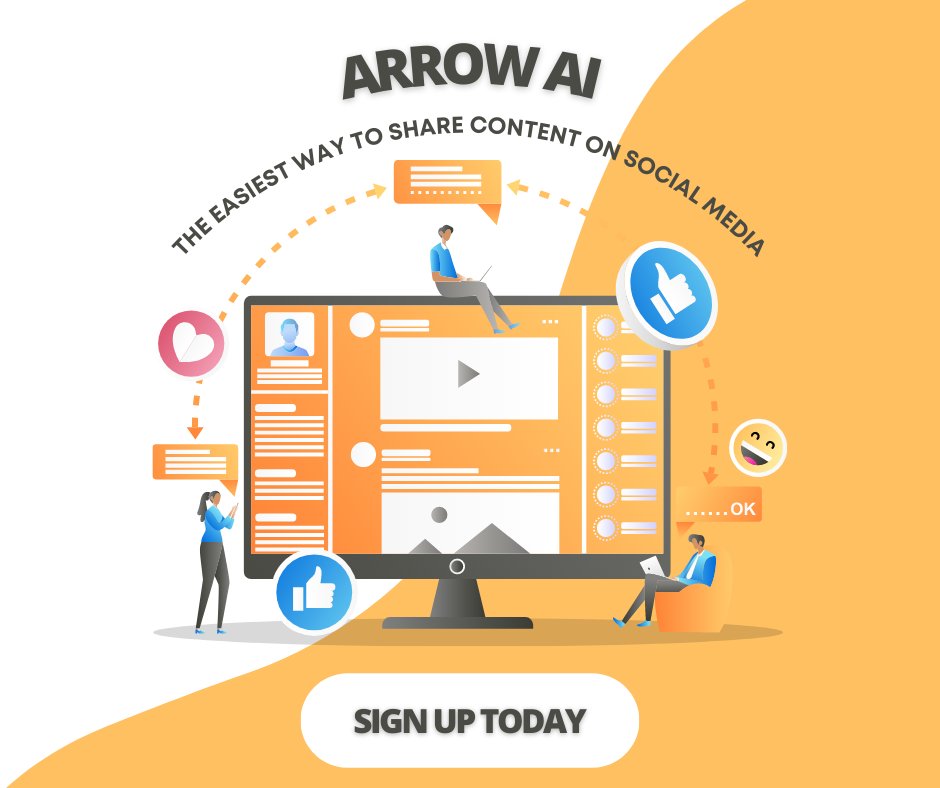 getarrowai's tweet photo. 50% off for new clients only! Don't miss out on the amazing deal to up your social media game - increase engagements, followers and get great content to share onto your social media pages. https://t.co/BoCqrZ31F5
