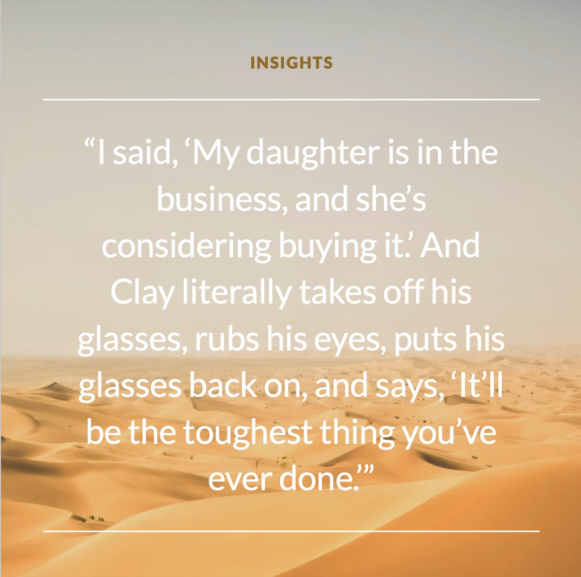 After taking the Course for Presidents and working with Aileron throughout the transition process, Aileron Business Advisor Eric Wiechart felt confident giving ownership of his family-owned business, All Service Glass, to his daughter. Read more at: hubs.ly/Q01hn9Ym0