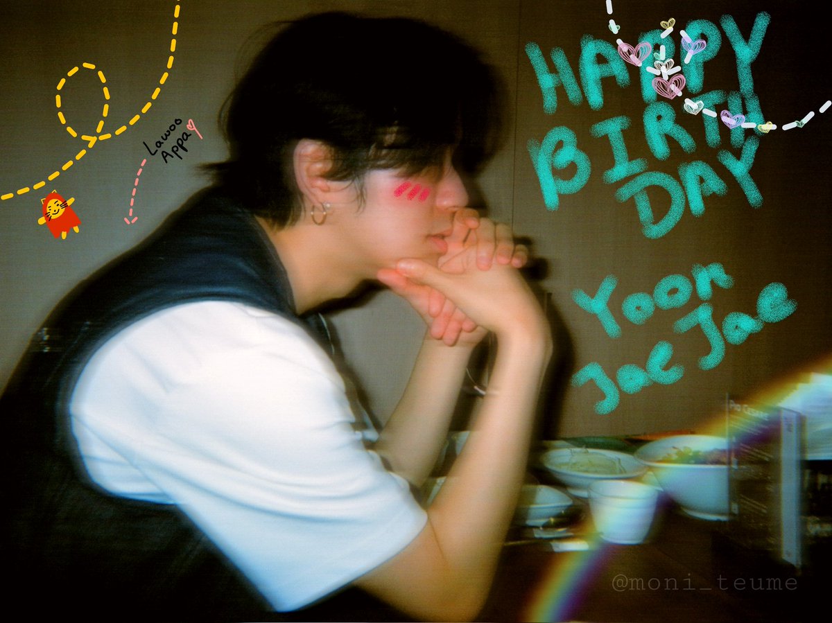noah__lj's tweet photo. Happy Birthday Jaejae💗 I wish you a wonderful Birthday filled with love, joy, and all the good things you enjoy most! I'm so glad to have such an amazing person in my life! May your special day bring you huge joy and true happiness!ချစ်တယ်🇲🇲
#OurLeoJaehyukDay
@treasuremembers https://t.co/h3iL43et2G