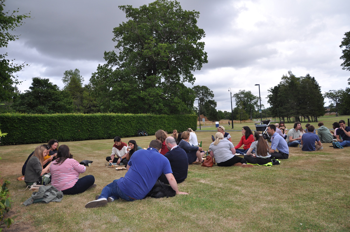 MidlothScience's tweet photo. We enjoyed our first outdoor event in a while with friends and colleagues #inthezone, catching up over drinks and a Scottish hog roast (with vegan and veggie options). Thanks to all who joined us in the parkland setting of @EdinTechnopole - it was a crackling success! #parklife https://t.co/RGFhrPyz2a