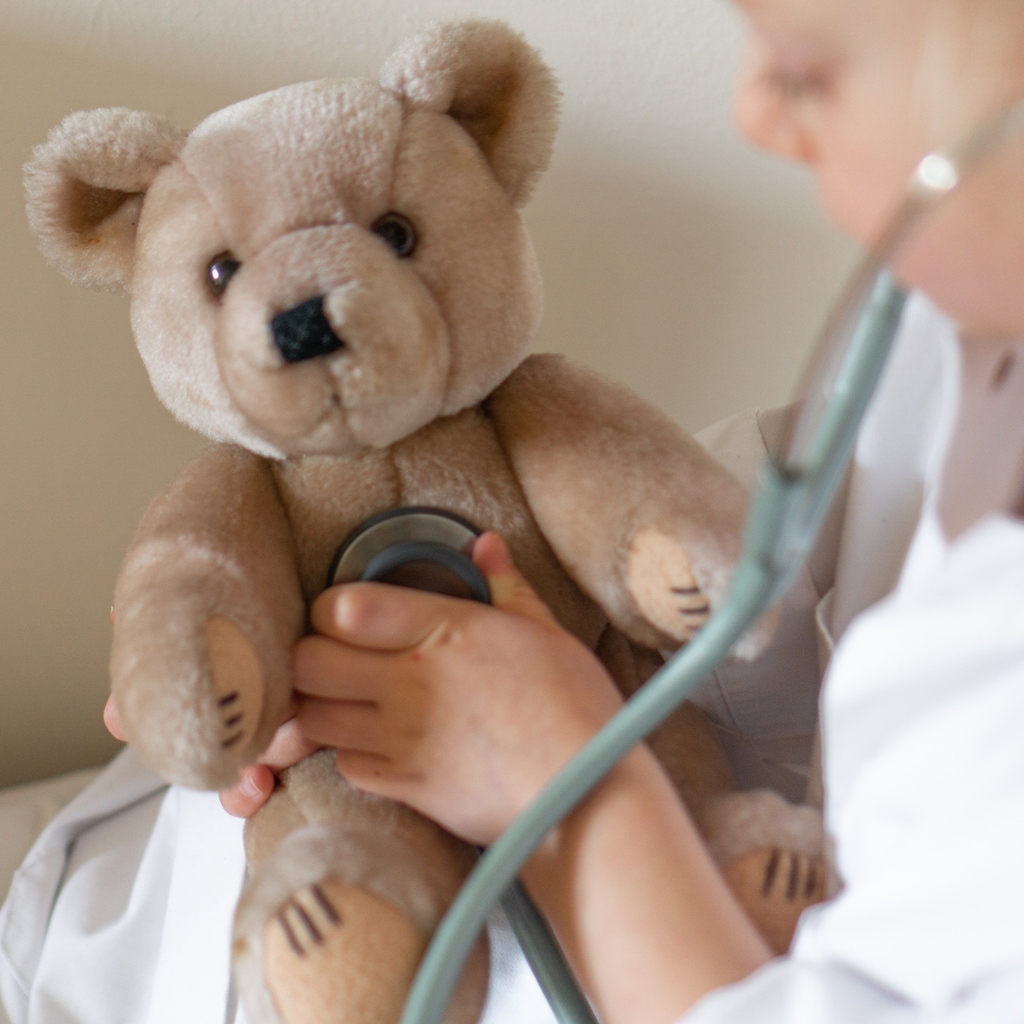 KACancerSI's tweet image. Sometimes the comfort of a stuffed animal friend is all a child needs 🧸

#KidsAgainstCancer #playingdoctor