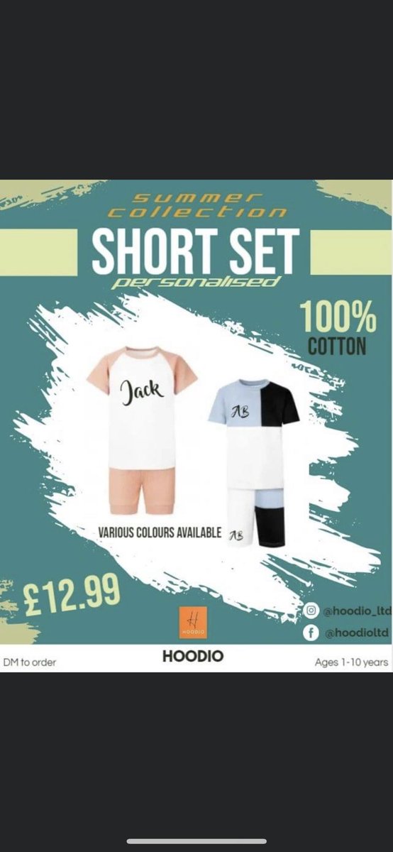 hoodio6's tweet photo. 🚨 summer sets 🚨
 
 📩 to order 

#shortandtshirt #personlalised #kidsclothing #hoodie #timetogetpersonal https://t.co/hn6XWR5CqW