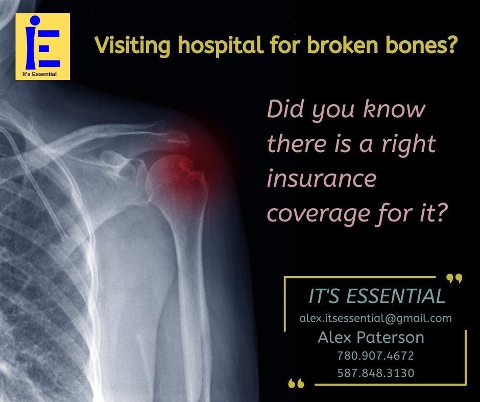 AlexPatersonYEG's tweet photo. Visiting hospital for broken bones?
Did you know there is a right insurance coverage for it?

#itsessential https://t.co/TzSK2SmyXT
