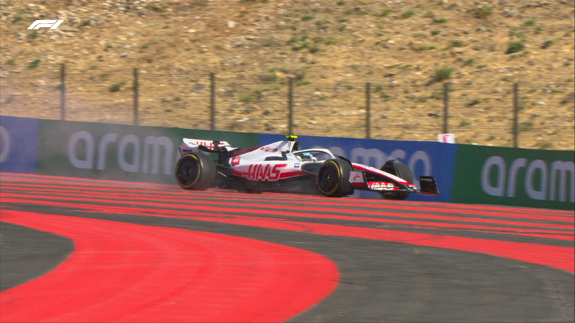 Mick Schumacher podczas FP2 na torze Paul Ricard