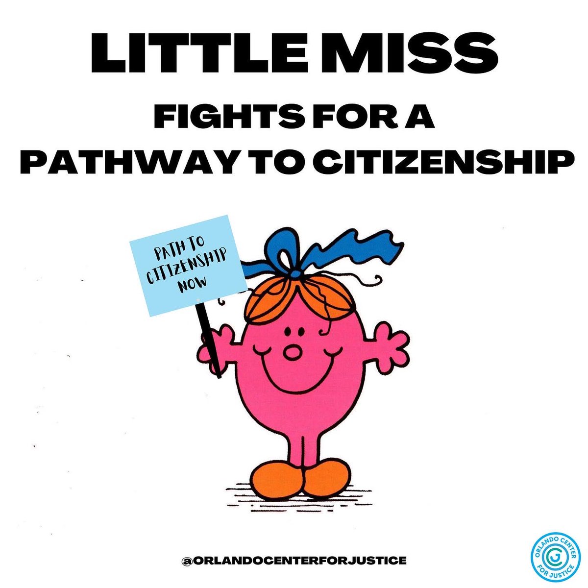 OCJ4Justice's tweet photo. A pathway to citizenship is long overdue! #pathwaytocitizenship #littlemiss #immigrants https://t.co/Ir3KXB7FZi