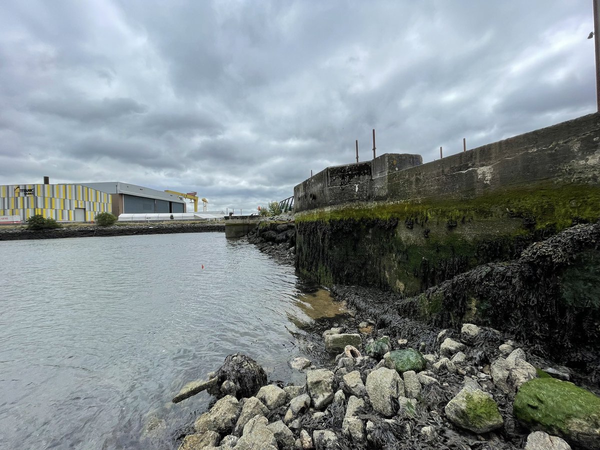 edward_gillin's tweet photo. Standing a few yards away from where the Titanic’s stern hung over the Lagon and, on 31 May 1911, first entered the water 

#titanic @TitanicQuarter #belfast #history #ship #history #maritimehistory #ocean @TitanicBelfast @VisitBelfast #engineering https://t.co/ZLiHZqDvNo