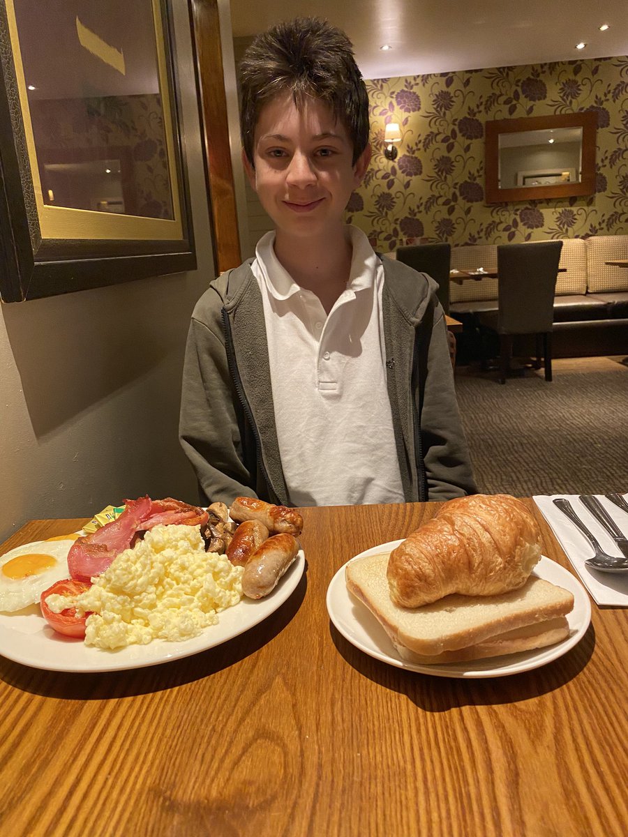 Forgot to post this earlier. What a feast for breakfast <a href="/aylshamhigh/">Aylsham High</a> @AHS_ActWeek