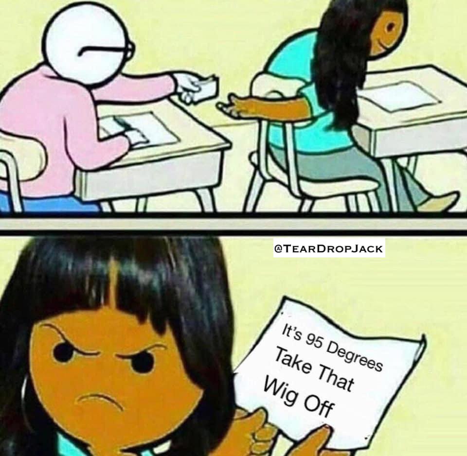 TearDropJack's tweet photo. #Memes #Random #Jokes #Life #PlotTwist #StayWoke #Woke #Viral #FYP #Facts #Follow #Wigs #Heat #Hot #Notes #Letters #PassItBack https://t.co/kmtUfCaSeT