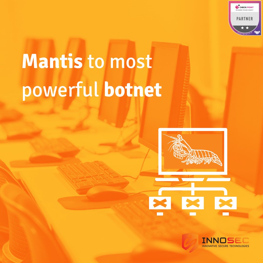 InnoSecGR's tweet photo. Το Mantis αποτελεί το πιο ισχυρό botnet μέχρι σήμερα καθώς τον προηγούμενο μήνα εξαπέλυσε κατανεμημένη επίθεση άρνησης εξυπηρέτησης (DDoS) με 26 εκατομμύρια αιτήματα ανά δευτερόλεπτο, που προέρχονταν από 5.067 συσκευές.
Επικοινωνήστε μαζί μας
#innosec #cybersecurity #ddos https://t.co/0WaFaMWKio