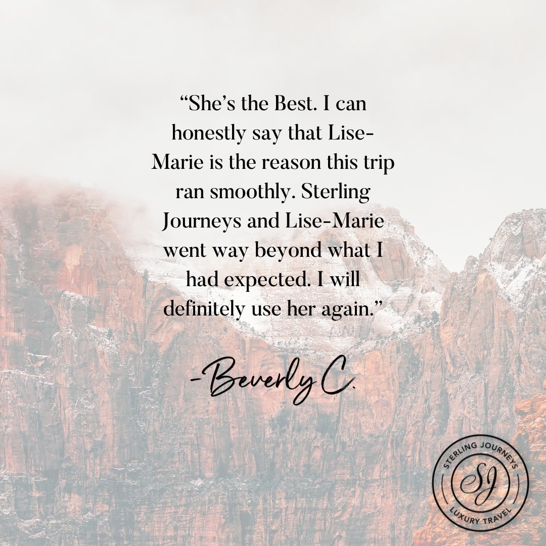 Thank you to our clients for such glowing reviews! 

#luxurytraveladvisor
#virtuosotravel