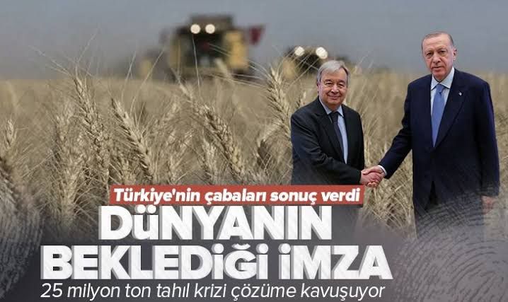 Dünyayı, tarihinde görülmemiş bir açlık tehlikesinden kurtaran liderin adıdır Recep Tayyip Erdoğan..
