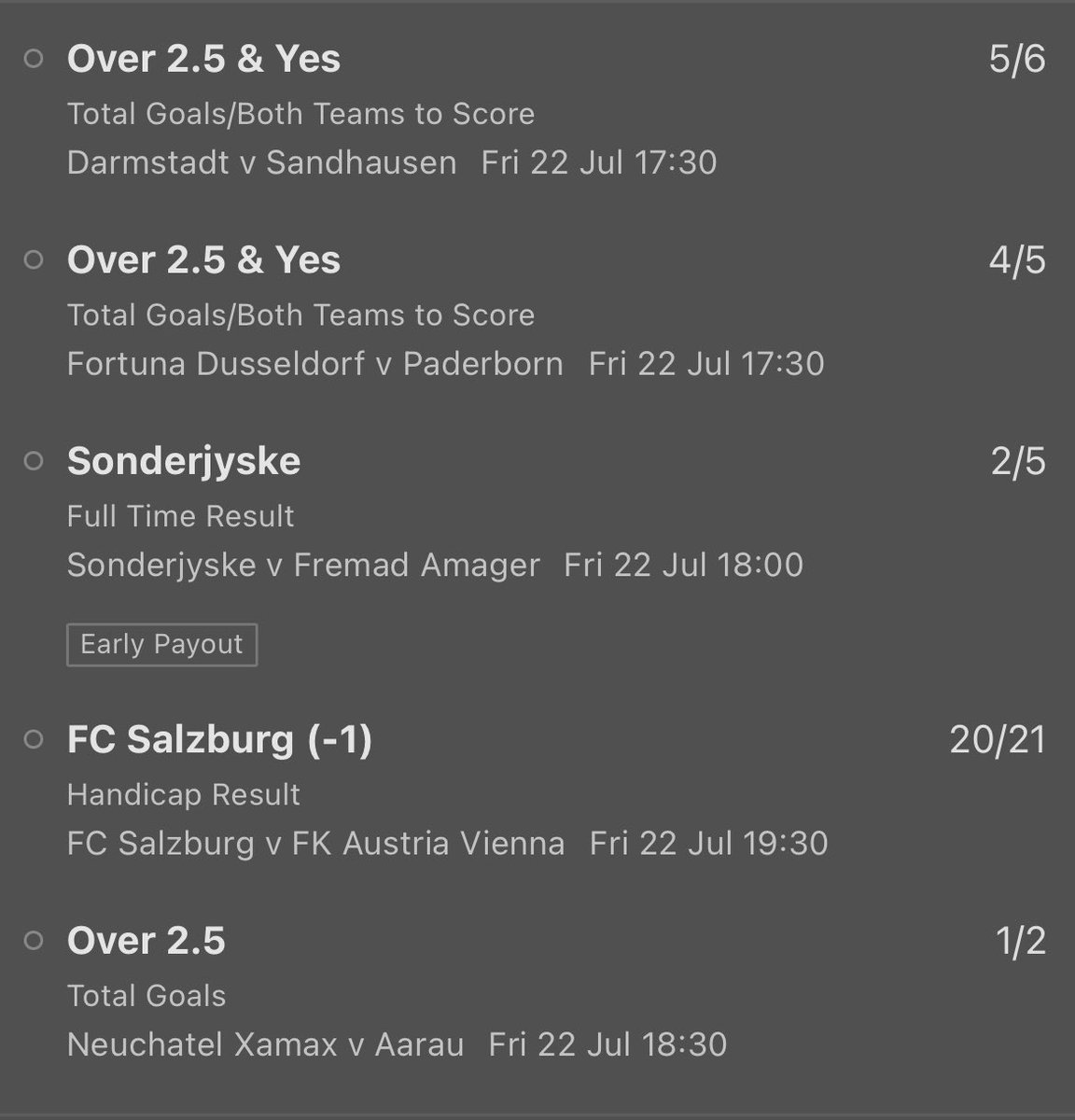 theGOATtips's tweet photo. 12.5/1 Friday acca 👍🏼 https://t.co/UWVs0VxTG8
