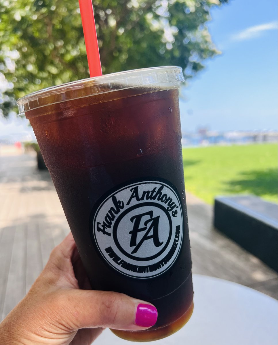 FanPierBoston's tweet photo. Frank Anthony’s delicious iced coffee! Keeping you cool on hot summer days!😎 https://t.co/nNJJRSCjwv